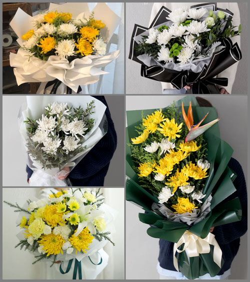 贵州六盘水六枝特区银壶街道中寨村白事花束代送